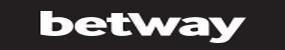 Betway logo with white text on a black background.